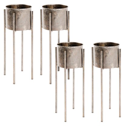 Artikelbild für HAKU Möbel Pflanzenständer Dona 3 Metall, Ø 24,0 cm bronze rund, 4 St., Artikelnummer 650089