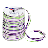 Artikelbild 1 für PRÄSENT Geschenkband Raffia matt lila/grün/weiß 3,0 mm x 50,0 m, Artikelnummer 103743