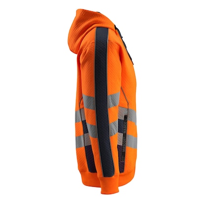 Artikelbild 2 für MASCOT® unisex Warnschutz-Langarmshirt Corby orange, schwarzblau Größe 2XL, 1 St., Artikelnummer 761926