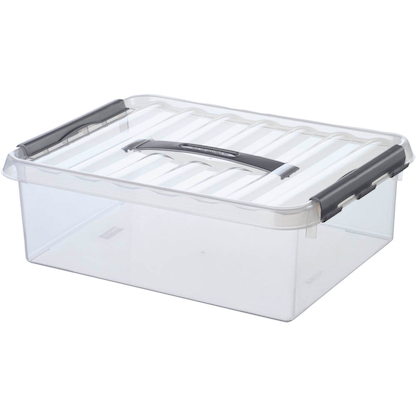 Artikelbild 5 für sunware Q-line Aufbewahrungsbox 10,0 l transparent 40,0 x 30,0 x 12,0 cm, 1 St., Artikelnummer 145692