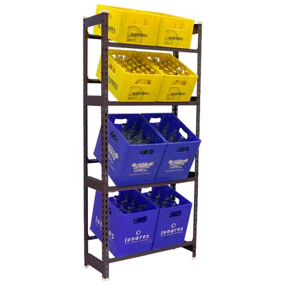 Artikelbild für Simonrack Getränkekistenregal SIMONBOTTLE 4 8425437129698 anthrazit 80,0 x 30,0 x 200,0 cm, Artikelnummer 978849