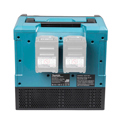 Artikelbild 12 für makita MW001GZ Akku-Mikrowelle 350/500 W blau/schwarz, Artikelnummer 307787