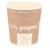 Artikelbild 1 für NATURE Star Einweg-Suppenbecher Only Paper braun, weiß 450 ml, 25 St., Artikelnummer 473928