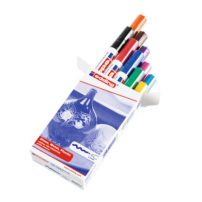 Artikelbild für edding 750 Glanz Lackmarker farbsortiert 2,0 - 4,0 mm, 10 St., Artikelnummer 126094