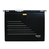 Artikelbild 1 für LEITZ Hängehefter ALPHA Active 1924 Karton schwarz DIN A4 1x kaufmännische Heftung, 5 St., Artikelnummer 333601