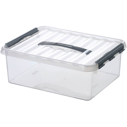 Artikelbild 2 für sunware Q-line Aufbewahrungsbox 12,0 l transparent 40,0 x 30,0 x 14,0 cm, 1 St., Artikelnummer 145704