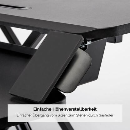 Artikelbild 4 für Fellowes Monitorständer Corsivo Sitz-Steh Workstation schwarz, Artikelnummer 173163