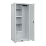 Artikelbild 1 für CP Putzmittelschrank Classic PLUS 080100-02 S10008 lichtgrau 4 Fachböden 80,0 x 50,0 x 185,0 cm, aufgebaut, 1 St., Artikelnummer 319339