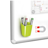 Artikelbild 1 für cep magnetischer Stiftehalter anis-grün Polystyrol 2 Fächer 7,8 x 7,4 x 9,5 cm, Artikelnummer 260245