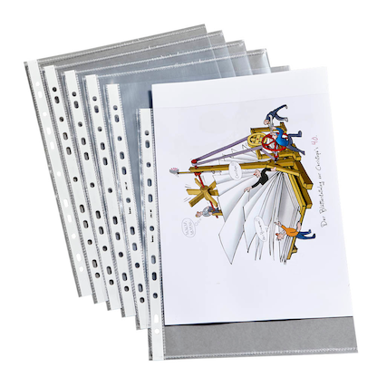 Artikelbild für bene Prospekthüllen DIN A4 glasklar glatt 0,10 mm, 100 St., Artikelnummer 397679
