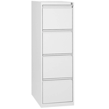 Artikelbild 1 für Gürkan Hängeregistraturschrank reinweiß 4 Schubladen 40,0 x 62,0 x 132,0 cm, 1 St., Artikelnummer 349175