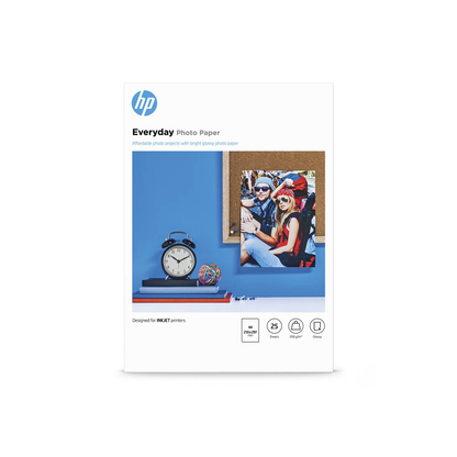 Artikelbild für HP Fotopapier Q5451A DIN A4 glänzend 200 g/qm 25 Blatt, Artikelnummer 356659