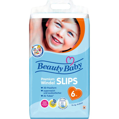 Artikelbild für Beauty Baby Windeln Premium Gr. 6 (15+ kg) für Kids und Teens, 18 St., Artikelnummer 435451
