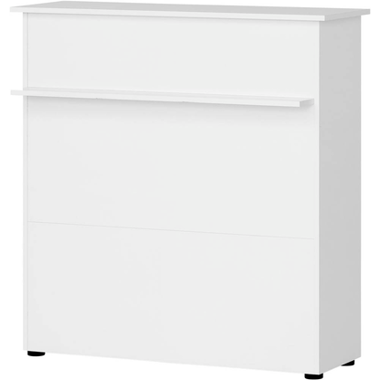 Artikelbild 7 für MÖBELPARTNER Empfangstheke 400 3 Türen und Fachböden, weiß 107,0 x 44,0 x 110,5 cm, Artikelnummer 824013