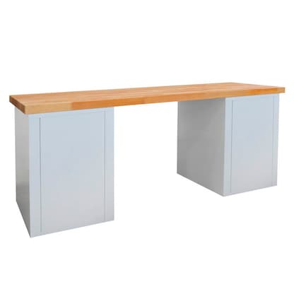 Artikelbild 2 für ADB Werkbank lichtgrau, anthrazitgrau 200,0 x 75,0 x 85,0 cm, Artikelnummer 204838