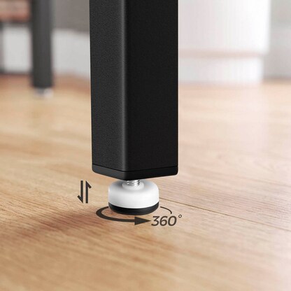 Artikelbild 7 für VASAGLE Esstisch braun rechteckig, 4-Fuß-Gestell schwarz, 120,0 x 75,0 x 75,0 cm, Artikelnummer 291821