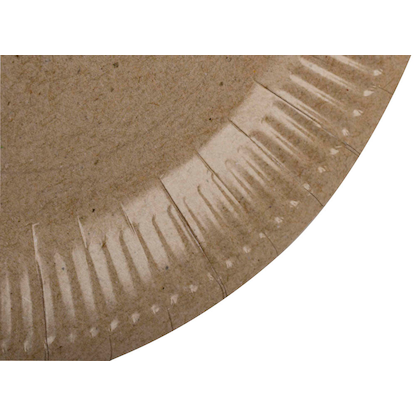 Artikelbild 4 für PROnappe Pappteller braun Ø 23,0 cm, 20 St., Artikelnummer 345726