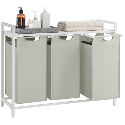 Artikelbild 4 für VASAGLE Wäschesortierer weiß, 1 St., Artikelnummer 438836