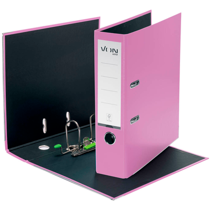 Artikelbild 2 für VON LEITZ Ordner violett Karton 8,0 cm DIN A4, 1 St., Artikelnummer 670016