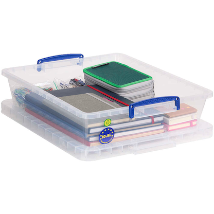 Artikelbild 4 für Really Useful Box Aufbewahrungsboxen 3x 10,5 l transparent 38,3 x 46,0 x 11,3 cm, 3 St., Artikelnummer 751947