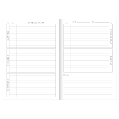 Artikelbild 3 für Staufen® Hausaufgabenheft Style Lineatur SL liniert DIN A5 ohne Rand, 48 Blatt, 1 St., Artikelnummer 717827