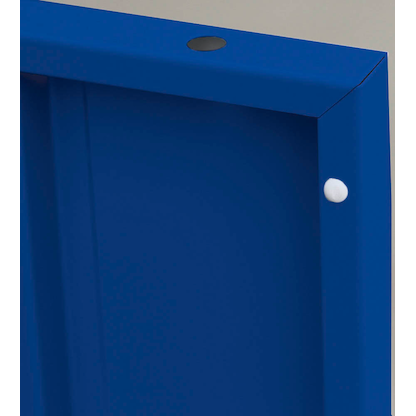 Artikelbild 3 für LÜLLMANN Schließfachschrank lichtgrau, enzianblau 523531, 15 Schließfächer 118,5 x 50,0 x 180,0 cm, Artikelnummer 831331