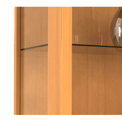 Artikelbild 2 für VCM my home Udina Hängevitrine buche 2 Fachböden mit Beleuchtung, Artikelnummer 781075