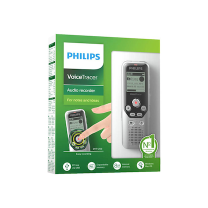 Artikelbild 6 für PHILIPS DVT 1250 digitales Diktiergerät 8 GB, Artikelnummer 903380
