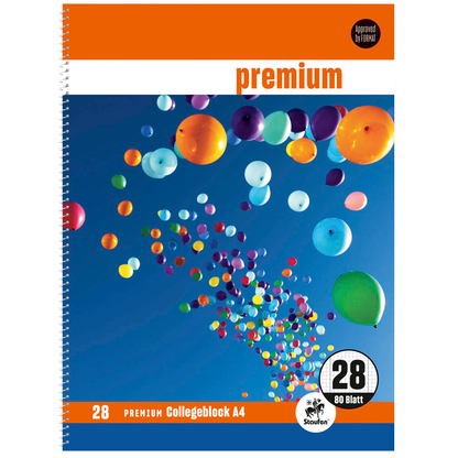 Artikelbild 2 für Staufen® Collegeblöcke Bring Farbe ins Leben Lineatur 28 kariert DIN A4 Innen- und Außenrand, 5 Block, Artikelnummer 462467