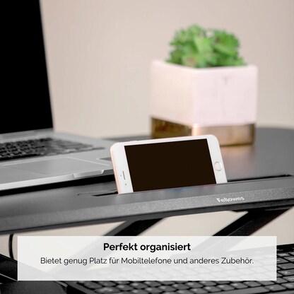 Artikelbild 5 für Fellowes Monitorständer Corsivo Sitz-Steh Workstation schwarz, Artikelnummer 173163