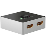 Artikelbild 1 für goobay Manuelle HDMI™-Umschaltbox 2 auf 1 (4K @ 60 Hz) HDMI-Switch, Artikelnummer 993564