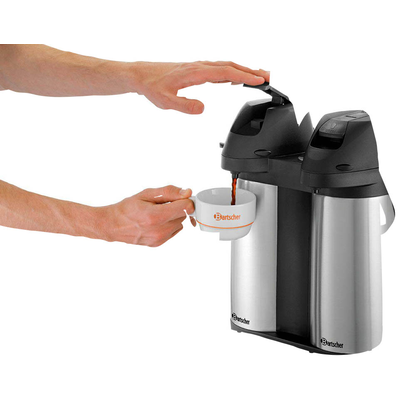 Artikelbild 2 für Bartscher Isolierkannen Duo 1,9L-ST schwarz, silber 2x 1,9 l, 1 St., Artikelnummer 427058