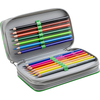 Artikelbild 3 für EBERHARD FABER Federmäppchen befüllt Fußball Motiv 36-teilig, 18,8 x 11,0 cm, Artikelnummer 443727