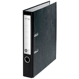 Artikelbild 1 für VON LEITZ Ordner schwarz mamoriert Karton 5,0 cm DIN A4, 1 St., Artikelnummer 635676