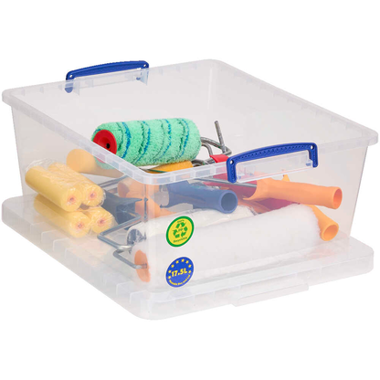 Artikelbild 4 für Really Useful Box Aufbewahrungsboxen 3x 17,5 l transparent 38,3 x 46,0 x 19,5 cm, 3 St., Artikelnummer 751956