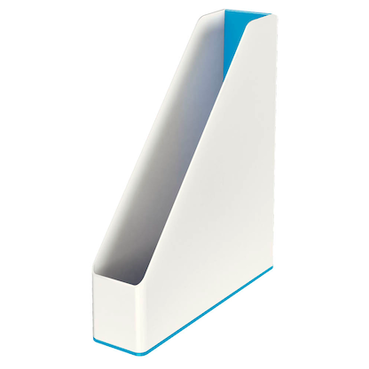 Artikelbild 3 für LEITZ Stehsammler WOW Duo Colour 53621036 perlweiß/blau Kunststoff, DIN A4, 1 St., Artikelnummer 313546