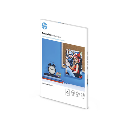 Artikelbild 2 für HP Fotopapier Q5451A DIN A4 glänzend 200 g/qm 25 Blatt, Artikelnummer 356659