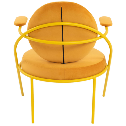 Artikelbild 5 für meet powered by PAPERFLOW Sessel SATURNE safran Stoff 70,0 x 73,0 x 88,0 cm, 2 St., Artikelnummer 230927