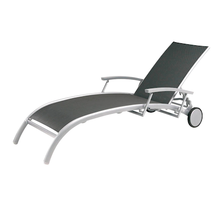 Artikelbild für BEST Sonnenliege Palermo grau Aluminium, Artikelnummer 138757