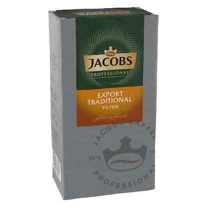 Artikelbild für JACOBS EXPORT TRADITIONAL Kaffee, gemahlen, Arabica- und Robustabohnen 500,0 g, Artikelnummer 393276