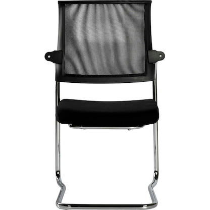 Artikelbild für LÜLLMANN Besucherstuhl 221810 schwarz Stoff, 1 St., Artikelnummer 791067