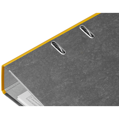 Artikelbild 5 für AKTION: LEITZ 1080 Ordner gelb marmoriert Karton 8,0 cm DIN A4, 10 St., Artikelnummer 653818