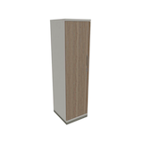 Artikelbild 1 für fm Aktenschrank Sidney, 4260429763832 weiß, eiche natur 3 Fachböden 40,0 x 44,2 x 151,7 cm, Artikelnummer 410819