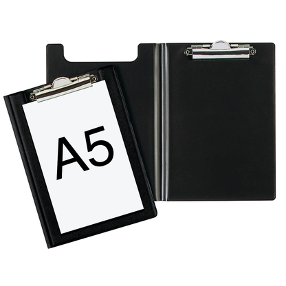 Artikelbild für DURABLE Klemmbrettmappe 235901 DIN A5 schwarz Karton, 1 St., Artikelnummer 465411