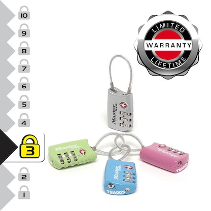 Artikelbild 4 für Master Lock® Gepäckschloss 4688EURD farbsortiert, 1 St., Artikelnummer 727513