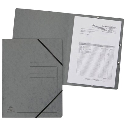 Artikelbild für Exacompta Eckspanner DIN A4 dunkelgrau, 5 St., Artikelnummer 286649