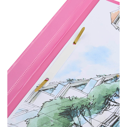 Artikelbild 2 für BRUNNEN Schnellhefter Kunststoff pink DIN A4 überbreit, 1 St., Artikelnummer 924790