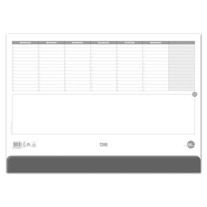 Artikelbild für Ursus Schreibtischunterlage weiß Papier 52,5 x 37,5 cm, 50 Blatt, Artikelnummer 191387