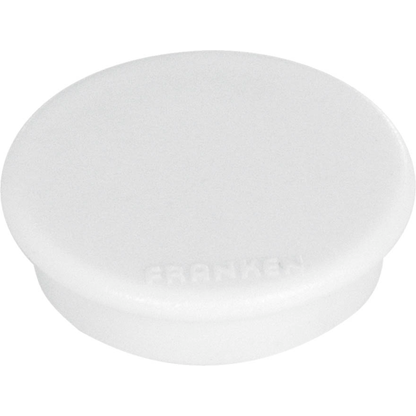 Artikelbild 2 für FRANKEN Magnet weiß, Kunststoff Ø 3,8 cm, 10 St., Artikelnummer 670319