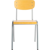 Artikelbild 1 für LÜLLMANN Stapelstuhl 225310 buche, grau Holz, 1 St., Artikelnummer 790669